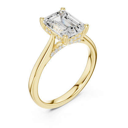 Hidden Spark Diamond Ring