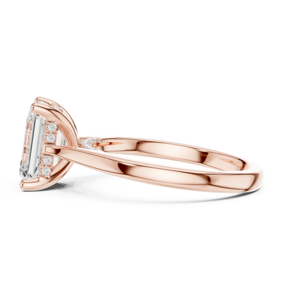Hidden Spark Diamond Ring