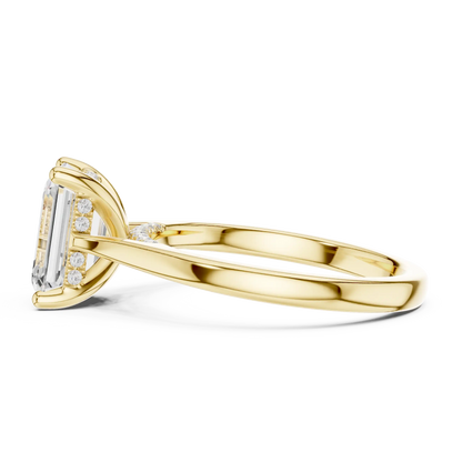 Hidden Spark Diamond Ring