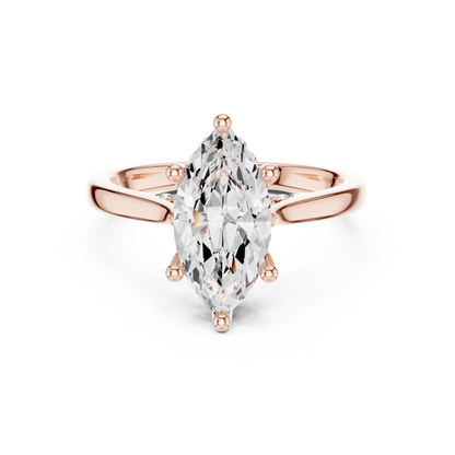 Elongé Diamond Ring