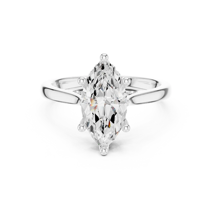 Elongé Diamond Ring