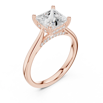 Princessa Vale Diamond Ring