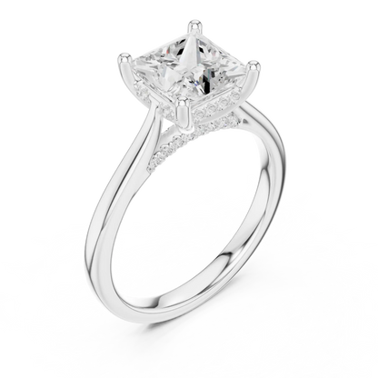Princessa Vale Diamond Ring