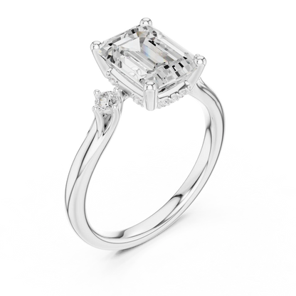 Emeralta Bypass Diamond Ring
