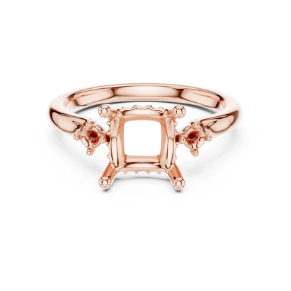 Princessa Halo Diamond Ring