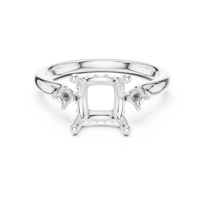 Princessa Halo Diamond Ring