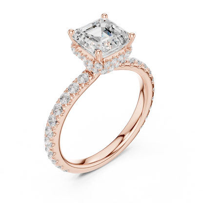 Step Frame Diamond Ring