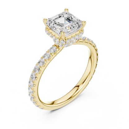 Step Frame Diamond Ring