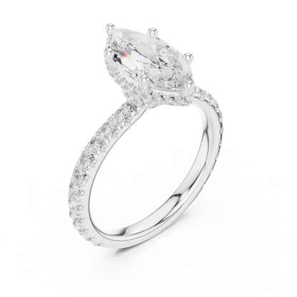Marquise Whisper Diamond Ring
