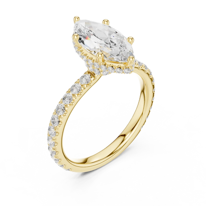 Marquise Whisper Diamond Ring