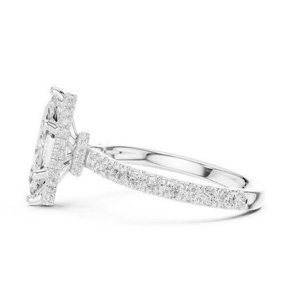 Marquise Whisper Diamond Ring