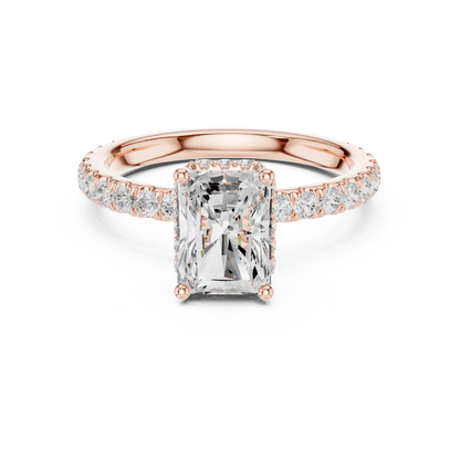 Hidden Ledge Diamond Ring