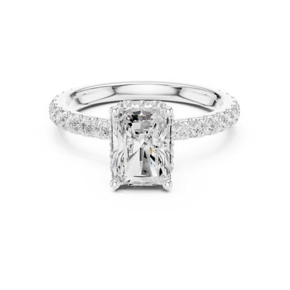 Hidden Ledge Diamond Ring
