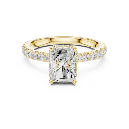 Hidden Ledge Diamond Ring