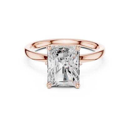 Hidden Petal Diamond Ring