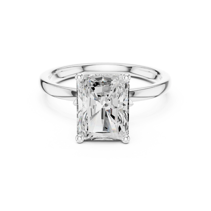 Hidden Petal Diamond Ring