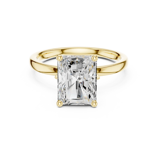 Hidden Petal Diamond Ring