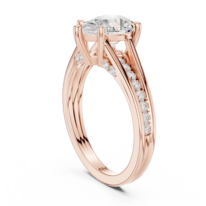 Pear Vestal Diamond Ring