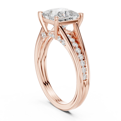 Verdant Split Diamond Ring