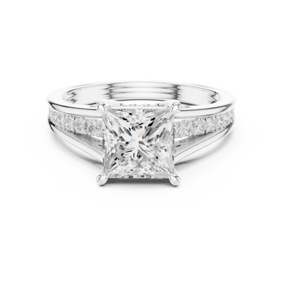 Verdant Split Diamond Ring