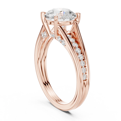 Cathedral Muse Diamond Ring