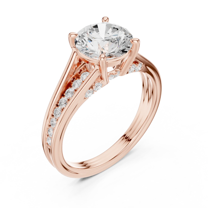 Cathedral Muse Diamond Ring