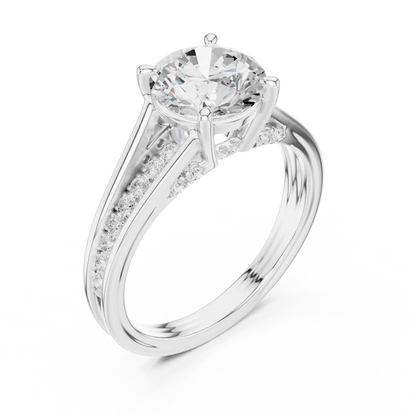 Cathedral Muse Diamond Ring