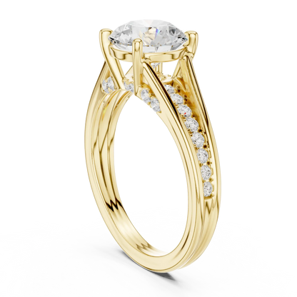 Cathedral Muse Diamond Ring