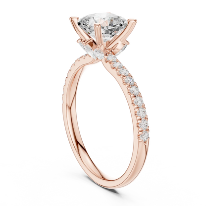 Quiet Cushion Diamond Ring