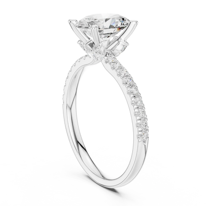 Hidden Bloom Diamond Ring