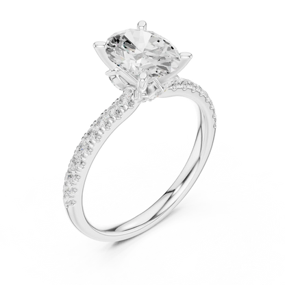Hidden Bloom Diamond Ring