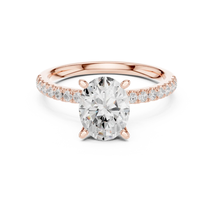 Hidden Bloom Diamond Ring
