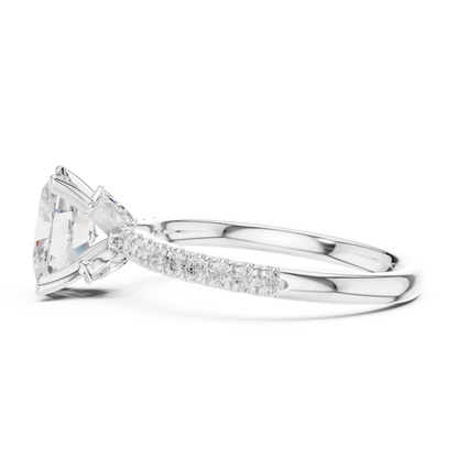 Hidden Bloom Diamond Ring