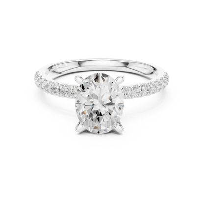 Hidden Bloom Diamond Ring