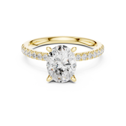 Hidden Bloom Diamond Ring