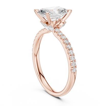 Hidden Ledge Duo Diamond Ring