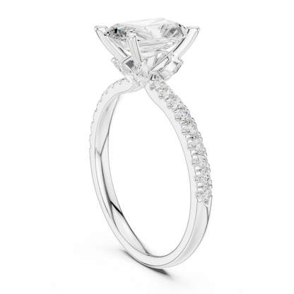Hidden Ledge Duo Diamond Ring