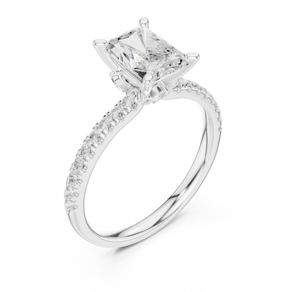 Hidden Ledge Duo Diamond Ring