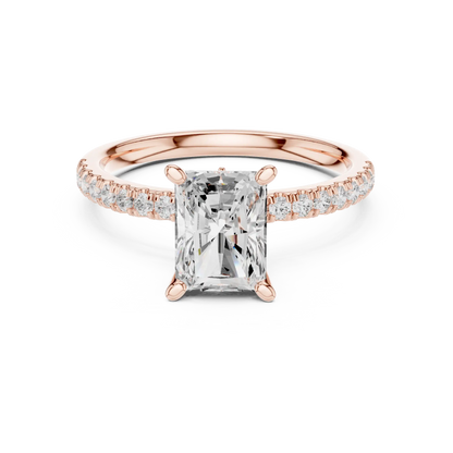 Hidden Ledge Duo Diamond Ring
