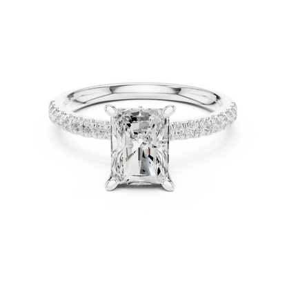Hidden Ledge Duo Diamond Ring