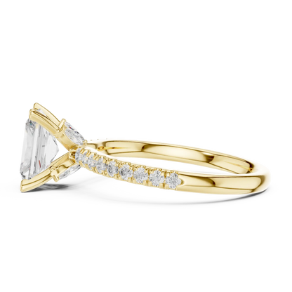 Hidden Ledge Duo Diamond Ring