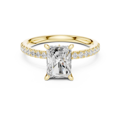 Hidden Ledge Duo Diamond Ring