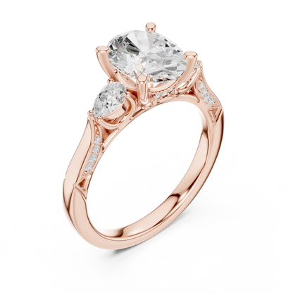 Guardian Wings Diamond Ring