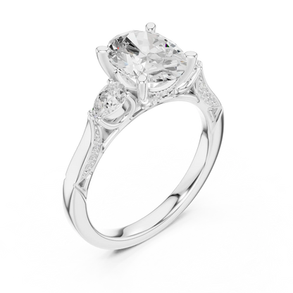 Guardian Wings Diamond Ring
