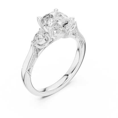 Tender Trio Diamond Ring