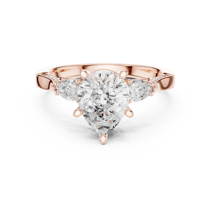 Tender Trio Diamond Ring