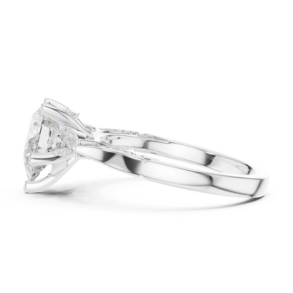 Tender Trio Diamond Ring