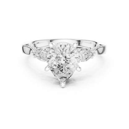 Tender Trio Diamond Ring