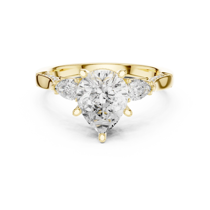 Tender Trio Diamond Ring