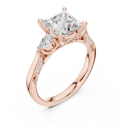 Guarded Corners Diamond Ring